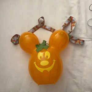 Disney Orange Mickey Pumpkin Balloon popcorn bag